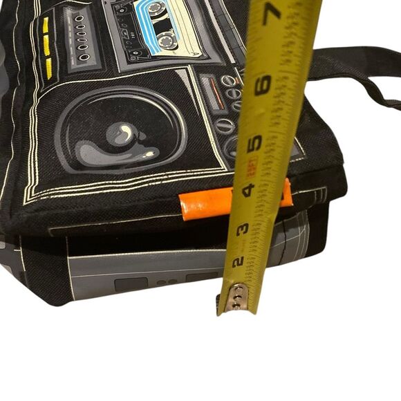 Vintage Parcel Boom Box Stereo Purse Costume Y2K 90s Streetwear‎ Retro Cassette - Picture 8 of 12
